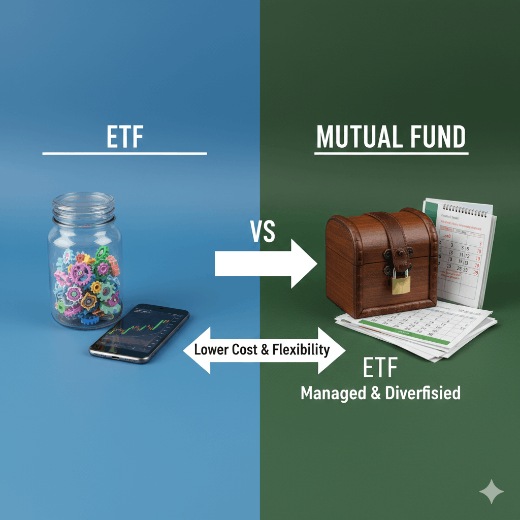 ETF vs Mutual Fund: What’s Better for Long-Term Growth 2 ETF vs Mutual Fund