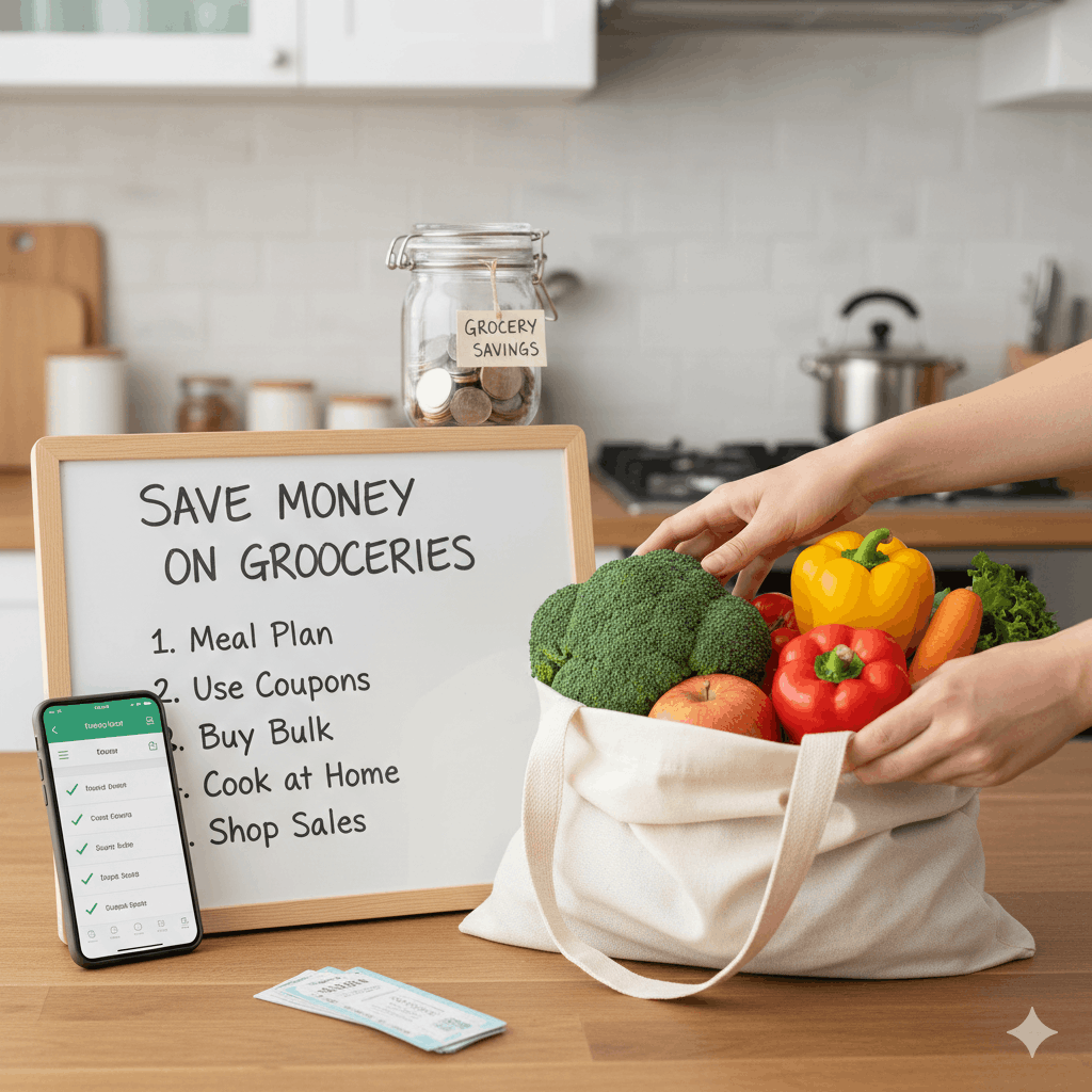 Grocery Budget Tips: How to Spend Less Without Buying Random Stuff 2 save money on groceries