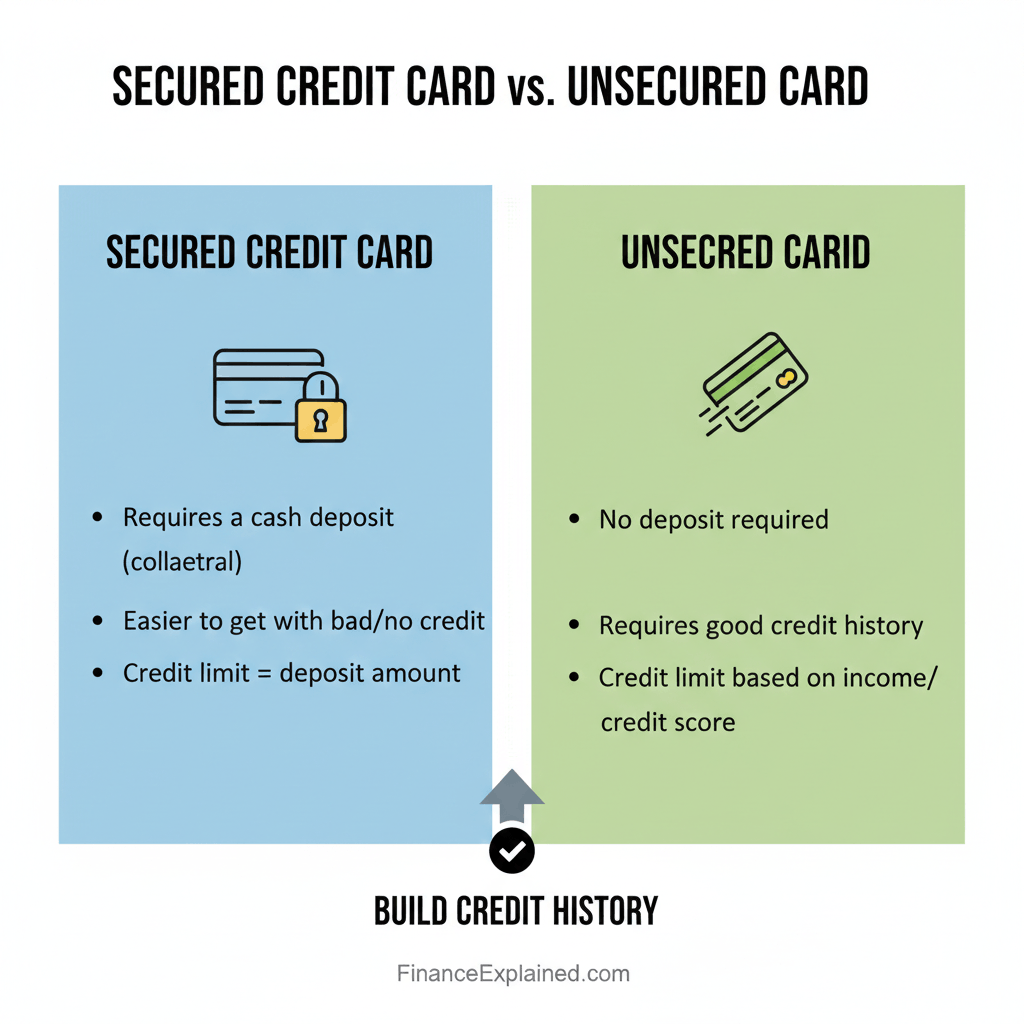 Secured Credit Card vs Unsecured: Which One Builds Credit Faster 2 Secured Credit Card vs Unsecured